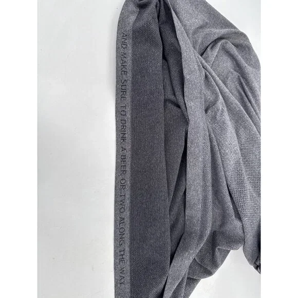 Lululemon Mens Heathered Gray Short Sleeve T-Shirt Size L - Picture 10 of 10